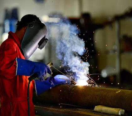 Dym po&nbsp;spawaniu